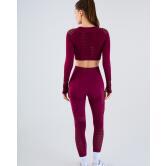 ENSEMBLE LEGGING NINA NERVE ELEVATE VINO VELVET 